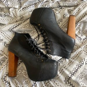 Jeffrey Campbell Lita Boots Black